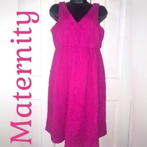 Pink Sleeveless Maternity Dress - US Small - Brand: Motherhood